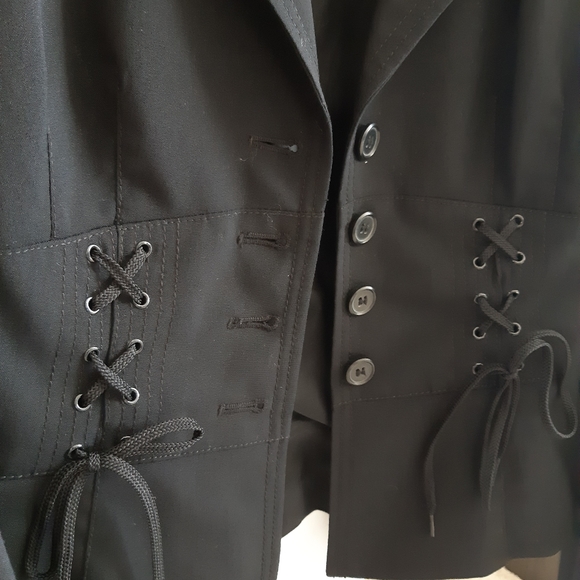 💎 Sandra Angelozzi short black blazer - Picture 4 of 6